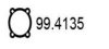 VW 1J0253115R Gasket, exhaust pipe